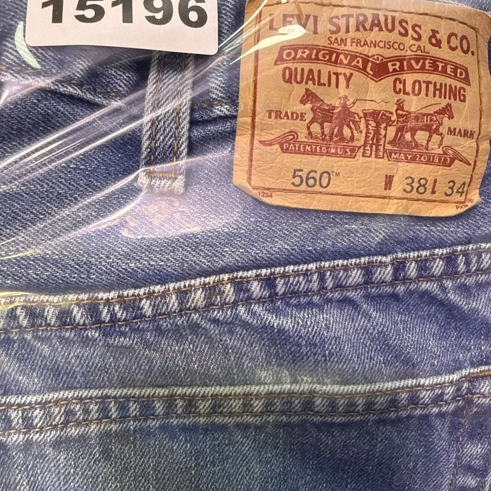 Vintage Levis 560 Jeans 38x34 Blue Regular Fit Denim Cotton 90s